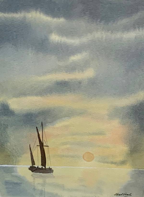 - watercolour on Paper, Painting by Stuart Grant, measuring 30 x 22 cm (H x W) framed at 48 x 41 cm £345